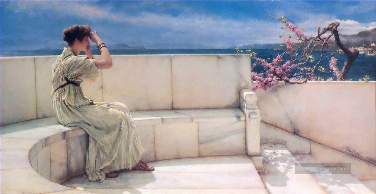 Erwartungen romantischer Sir Lawrence Alma Tadema Ölgemälde